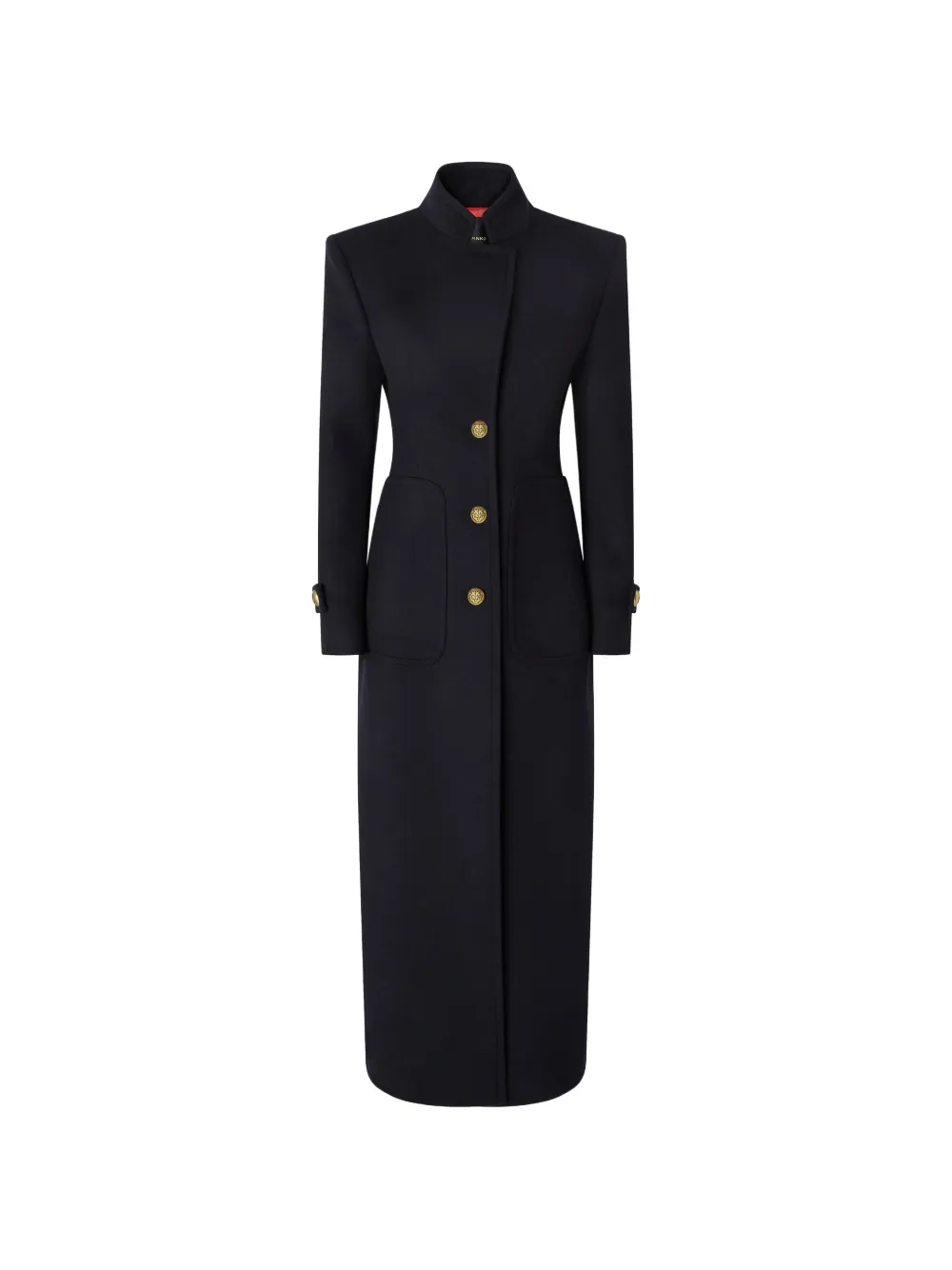 PINKO button-fastening single-breasted coat - Blue
