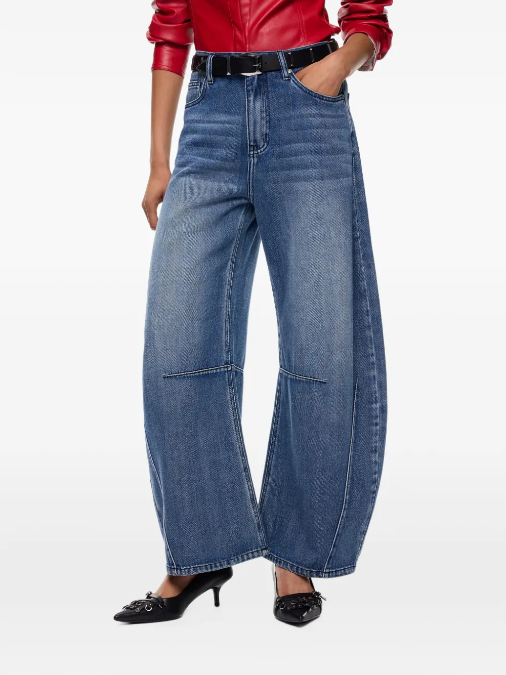 PINKO Jeans met vervaagde vlakken Blauw
