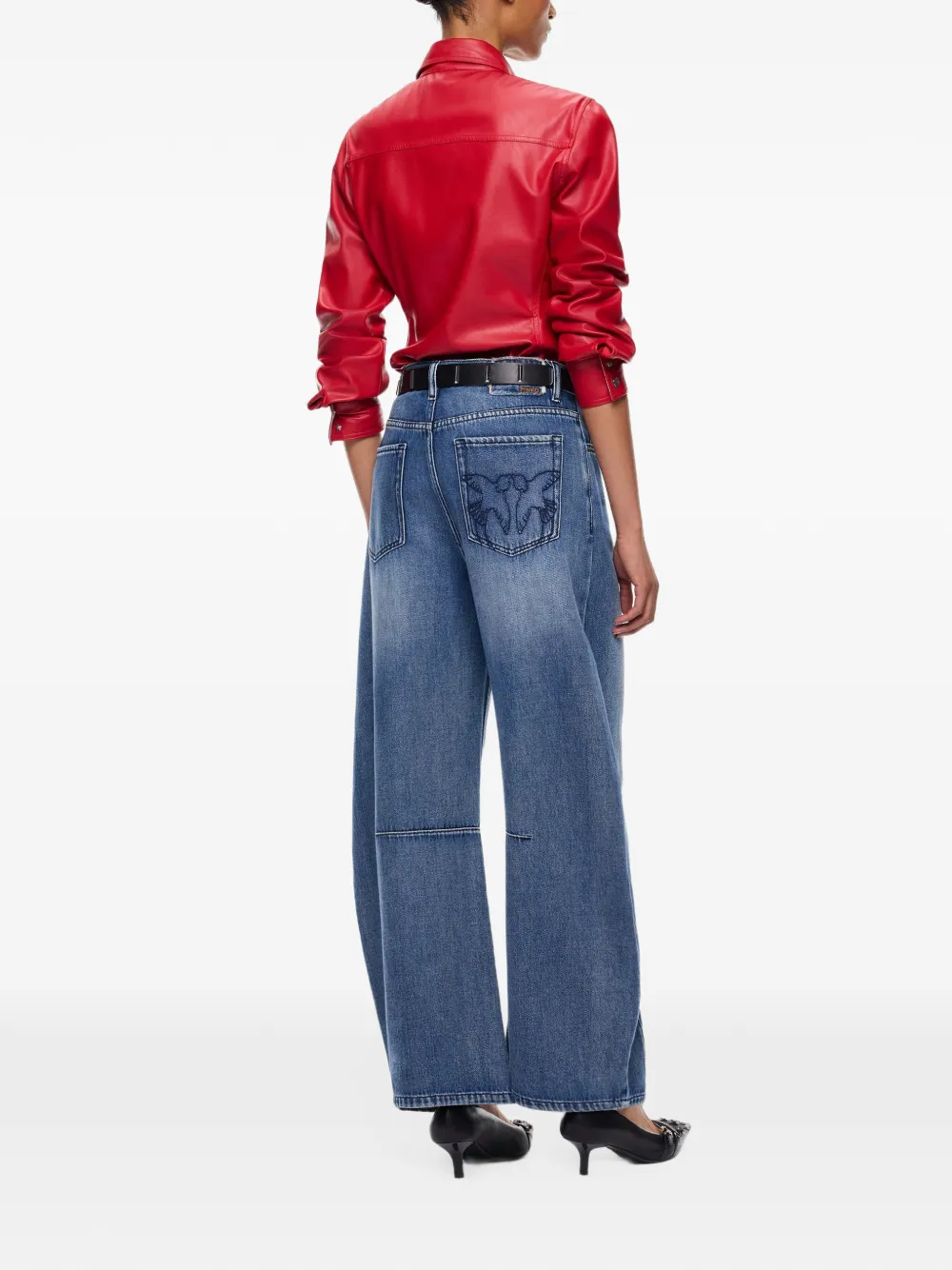 PINKO Jeans met vervaagde vlakken Blauw