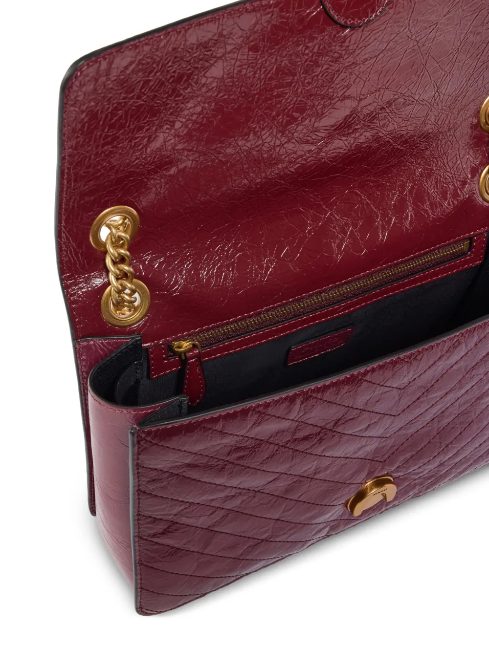 PINKO Schoudertas met chevron patroon Rood
