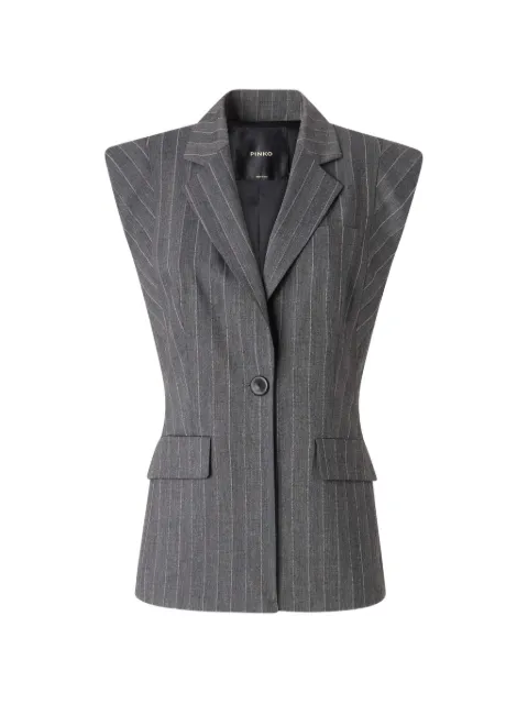 PINKO pinstriped wool-blend vest
