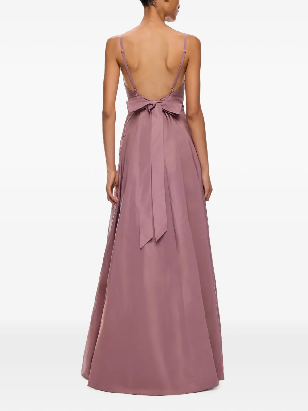 PINKO Taffeta jurk met split Roze