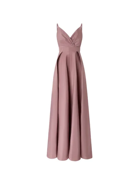 PINKO long taffeta dress with slit