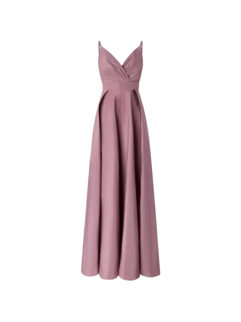 PINKO long taffeta dress with slit