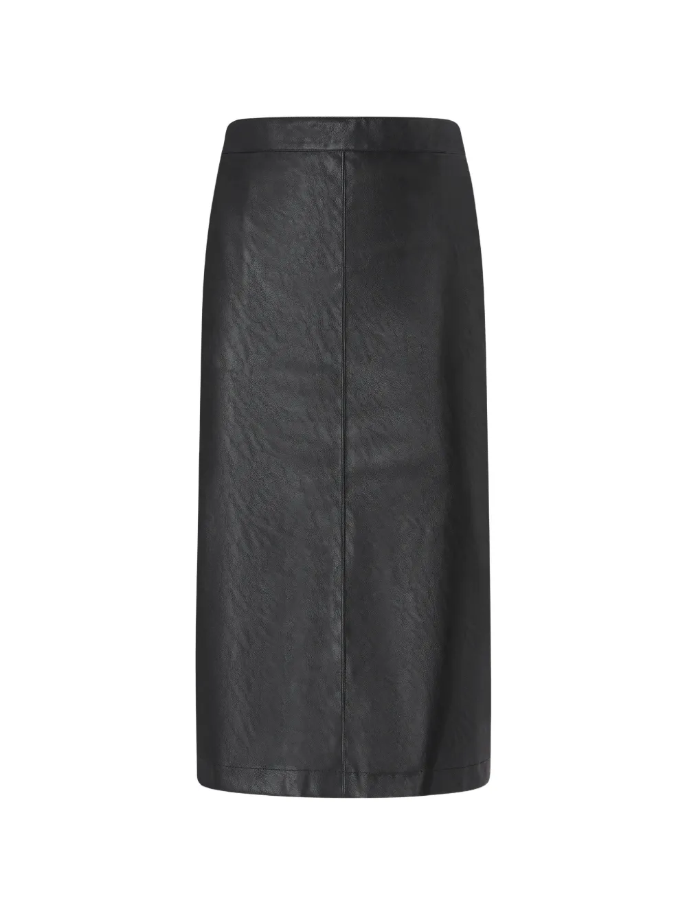 PINKO nappa-leather-effect pencil skirt - Black