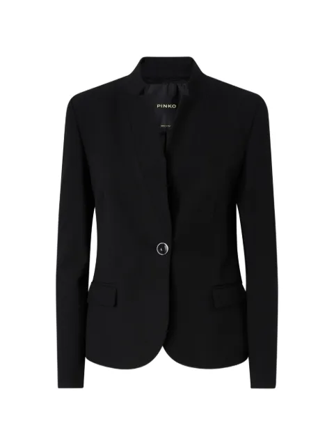 PINKO mandarin-collar single-breasted blazer