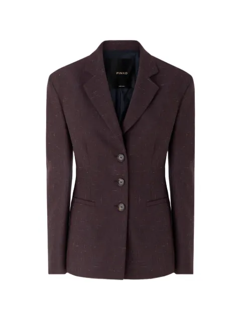 PINKO slim-fit jacket in slub canvas
