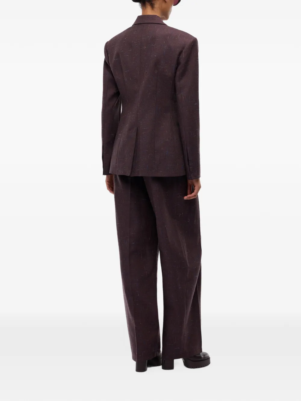PINKO Blazer met enkele rij knopen Bruin