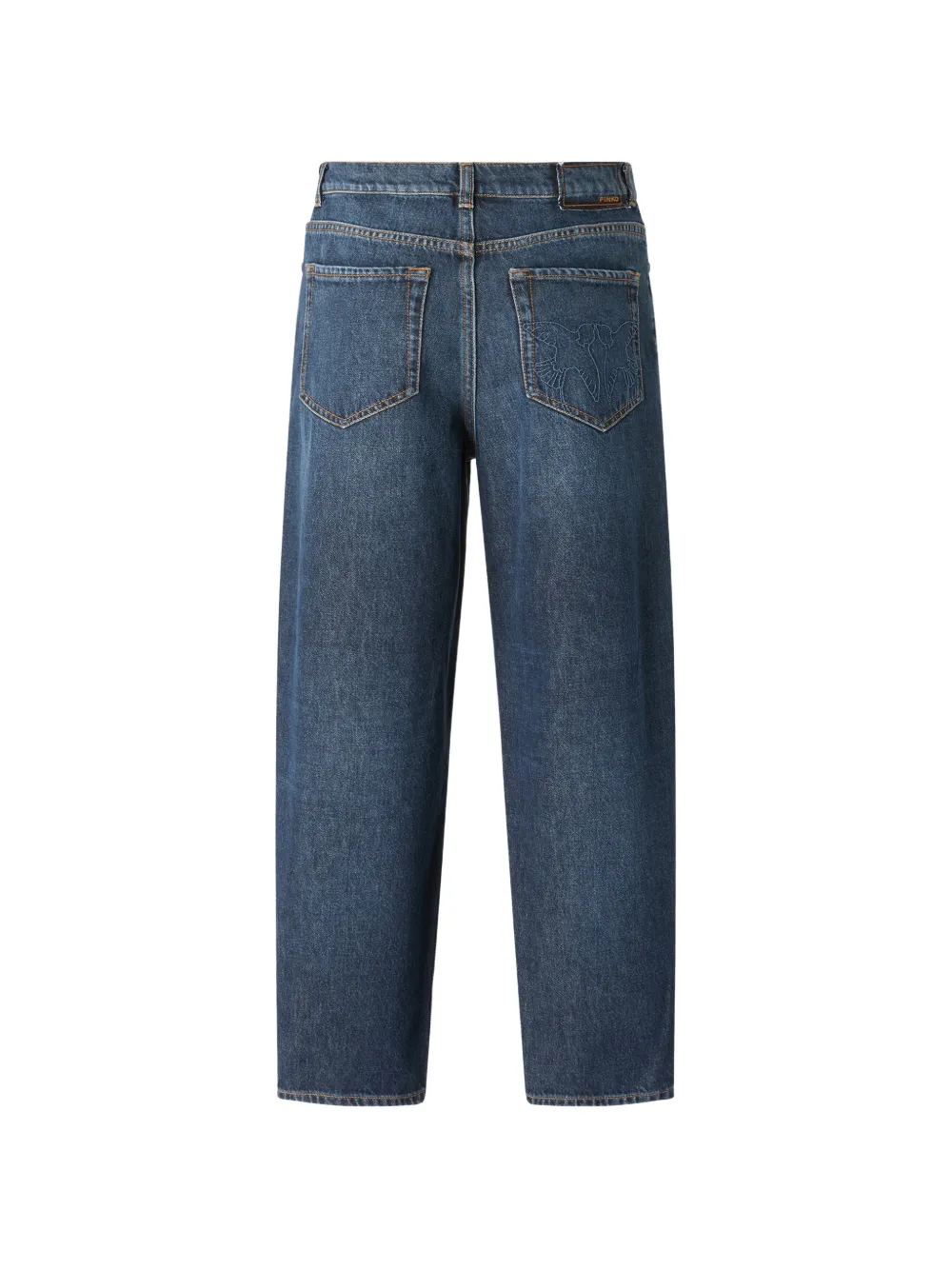 PINKO Jeans met geborduurd logo Blauw