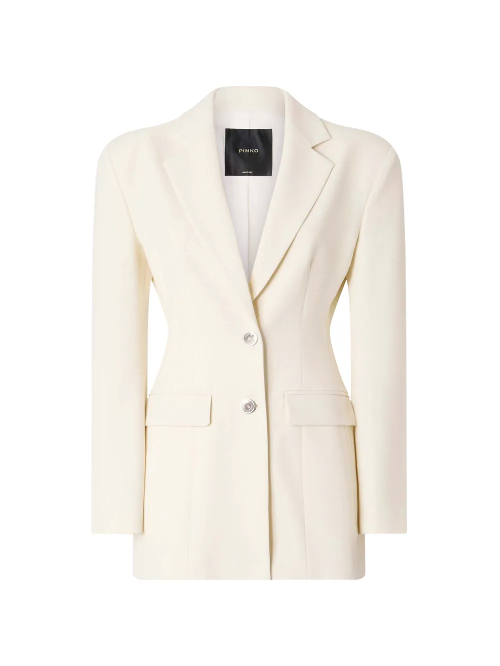 PINKO Blazer met enkele rij knopen Wit