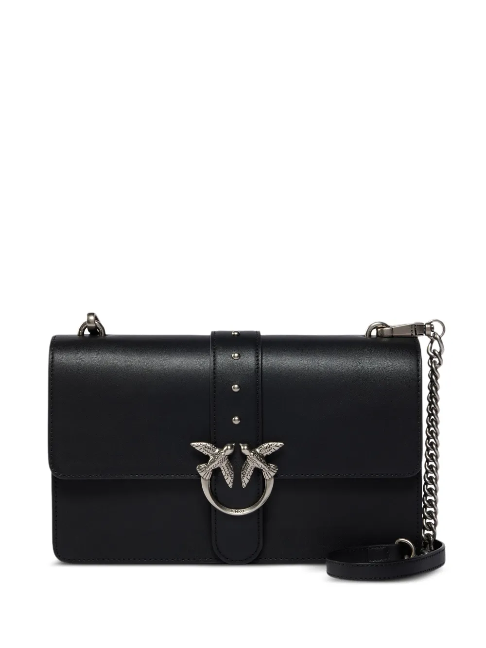 PINKO medium Love bag one leather handbag with new buckle
