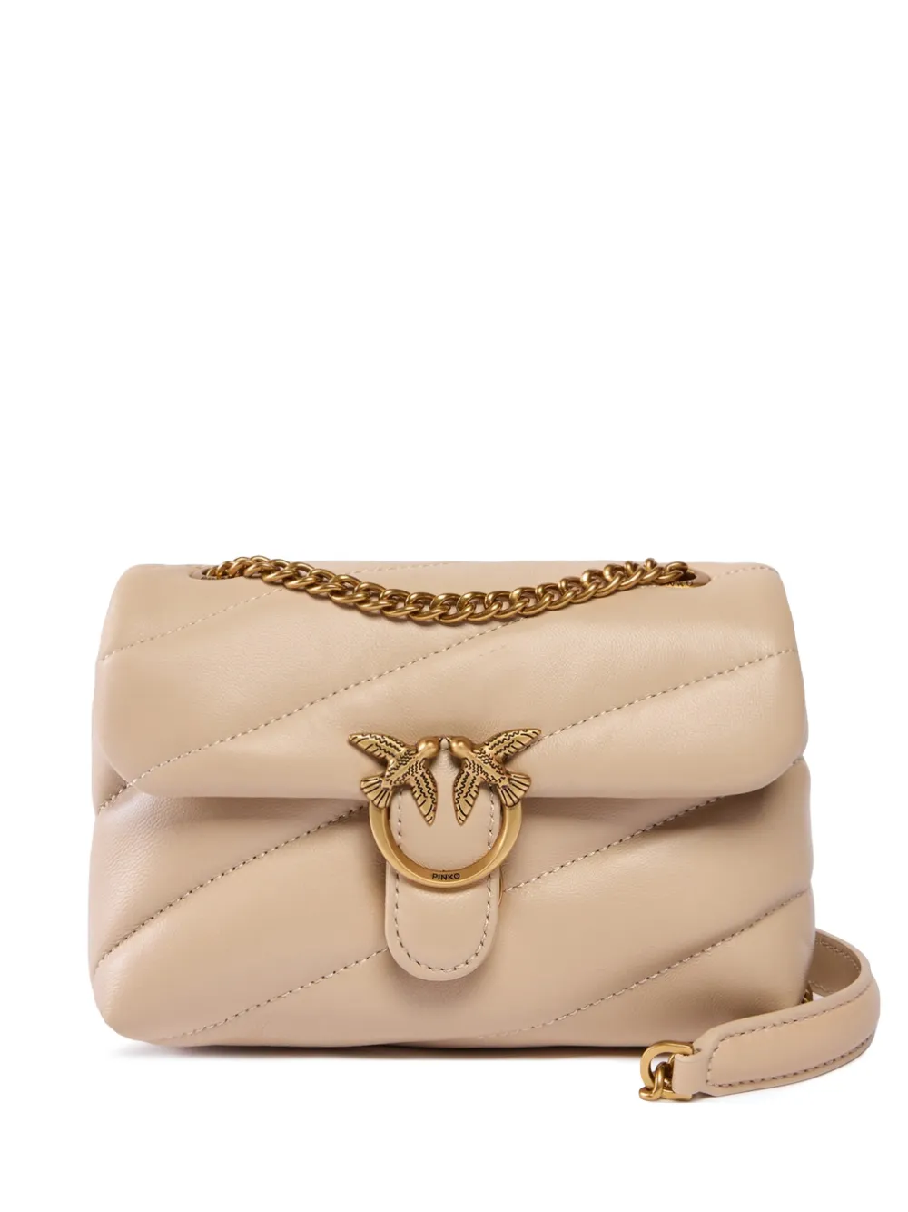 PINKO Baby Love bag puff maxi quilt new buckle shoulder bag