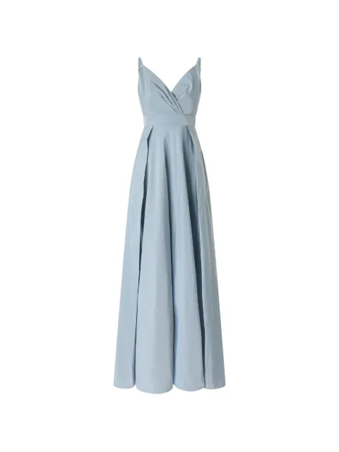 PINKO wrap-style side-slit maxi dress