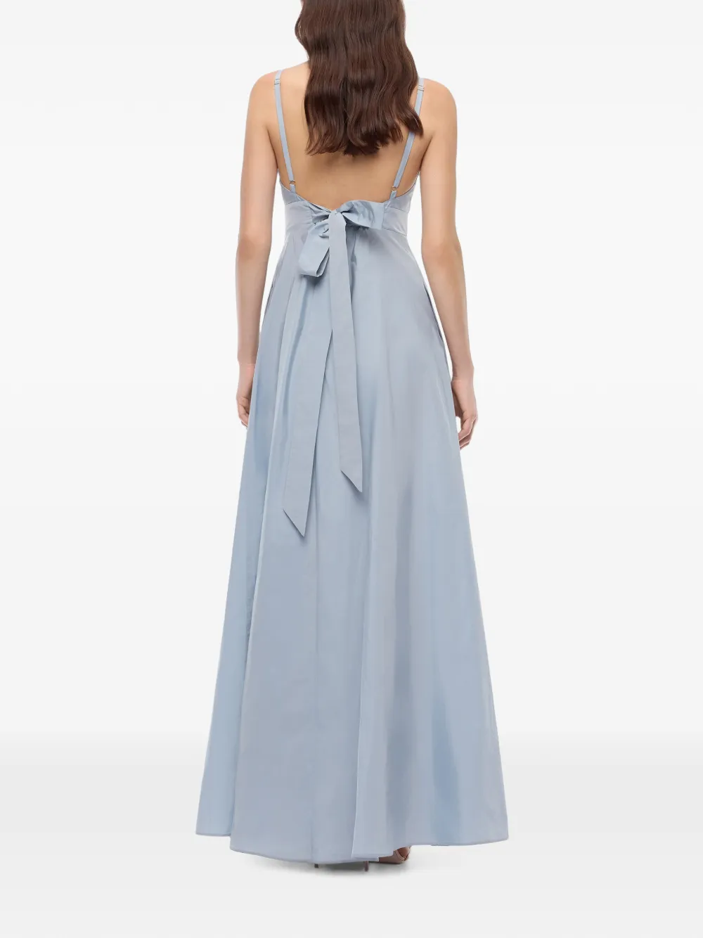 PINKO Taffeta jurk met split Blauw