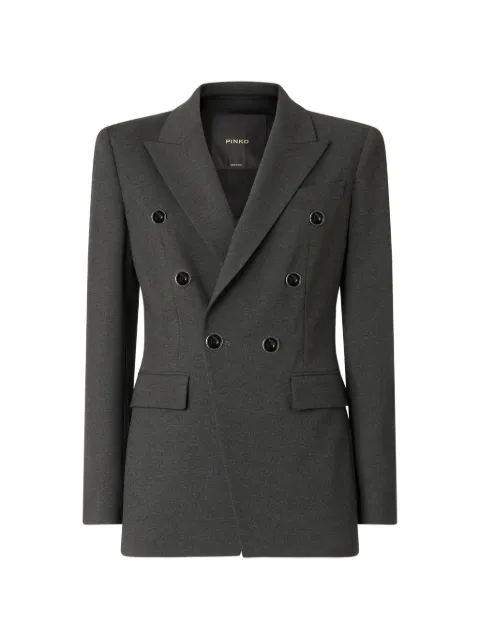 PINKO double-breasted peaked-lapel blazer