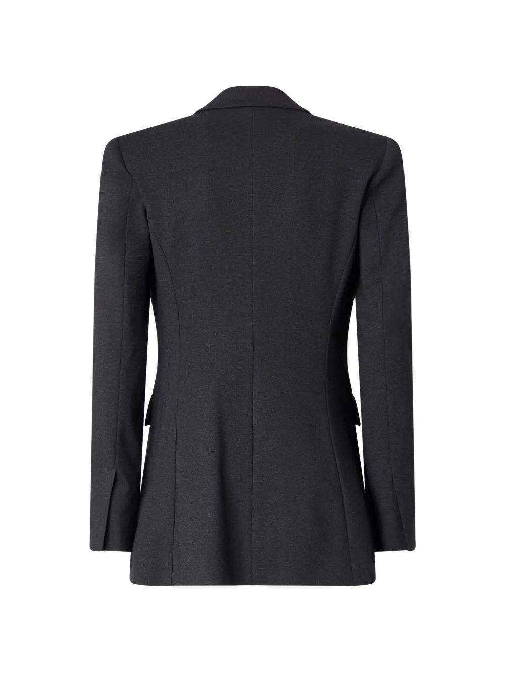 PINKO Hibiscus blazer met dubbele rij knopen en puntige revers Grijs