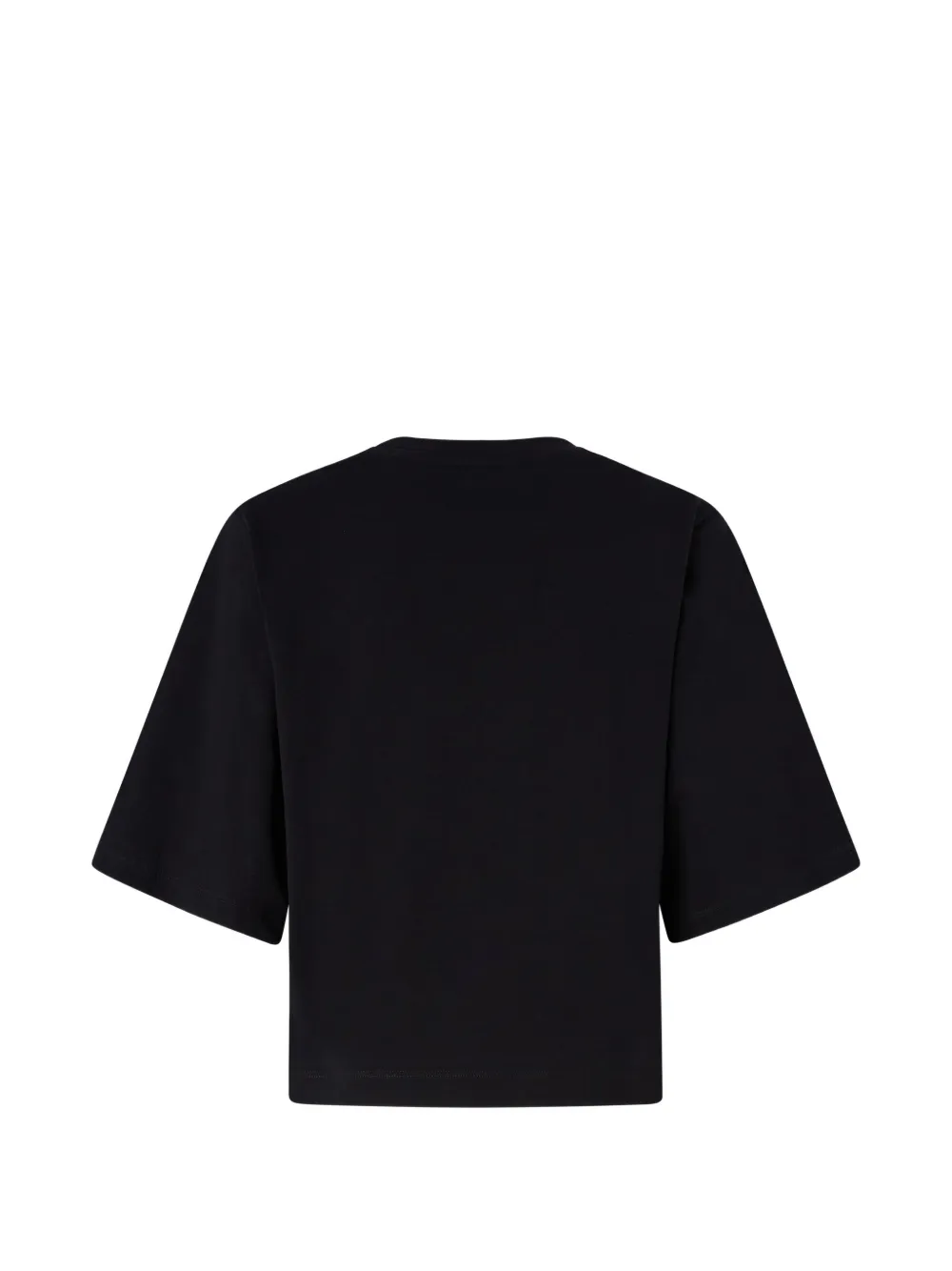 PINKO T-shirt met wijde mouwen en Love Birds-logo Zwart