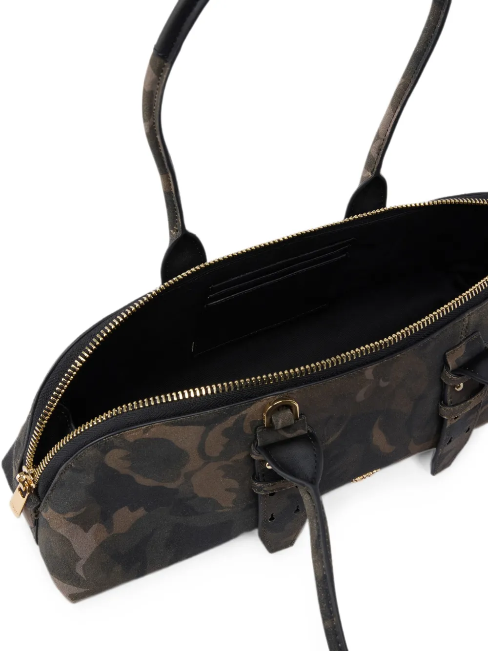 PINKO Shopper met camouflageprint Groen