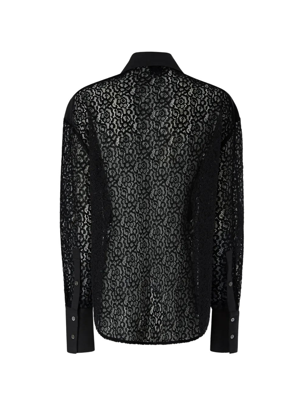 PINKO Blouse met kant en zakken Zwart