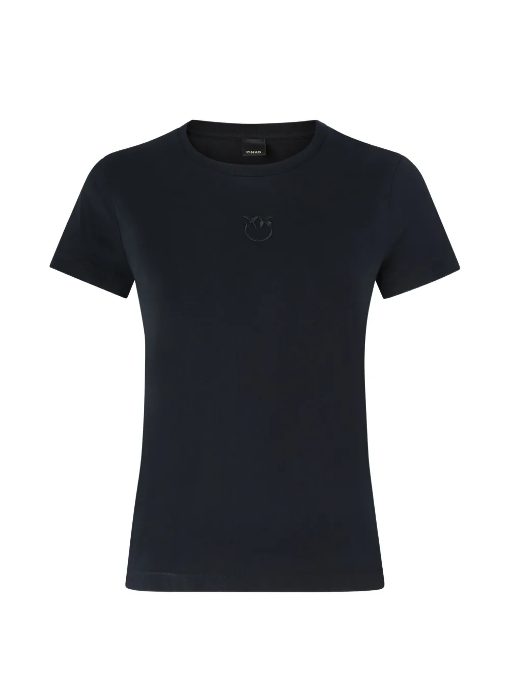 PINKO T-shirt with Love Birds logo - Nero
