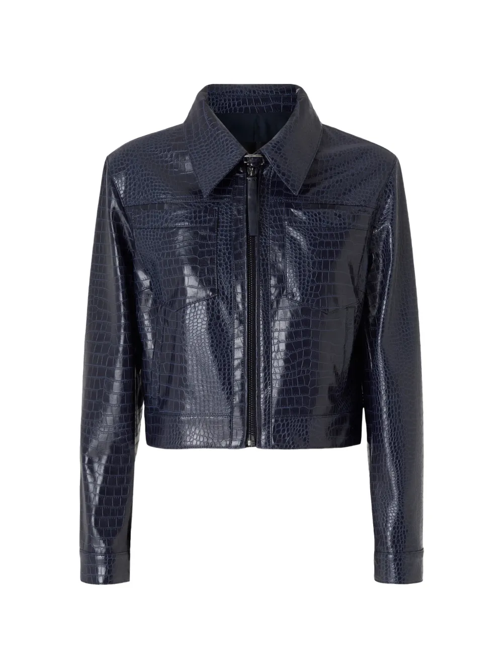 PINKO Giacca con effetto coccodrillo - Blu
