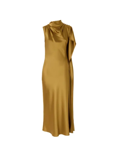 PINKO draped cutout-detail dress