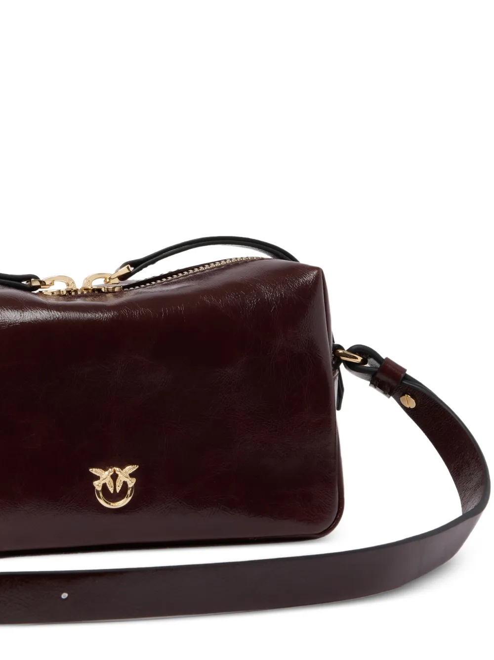 PINKO Schoudertas met band van imitatiebont Rood