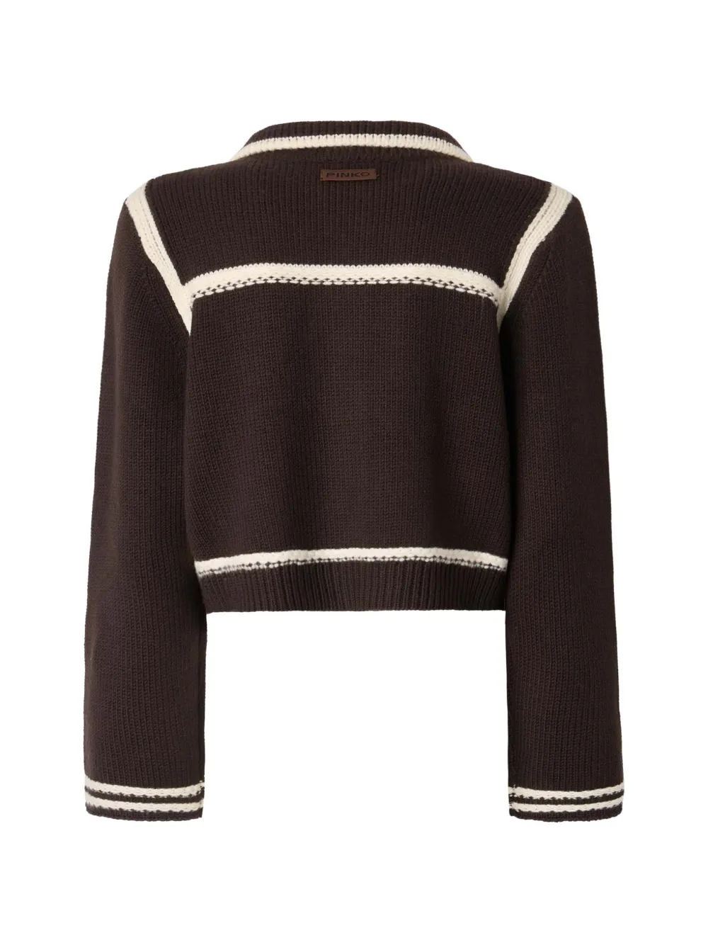 PINKO Jack met contrasterende afwerking Bruin