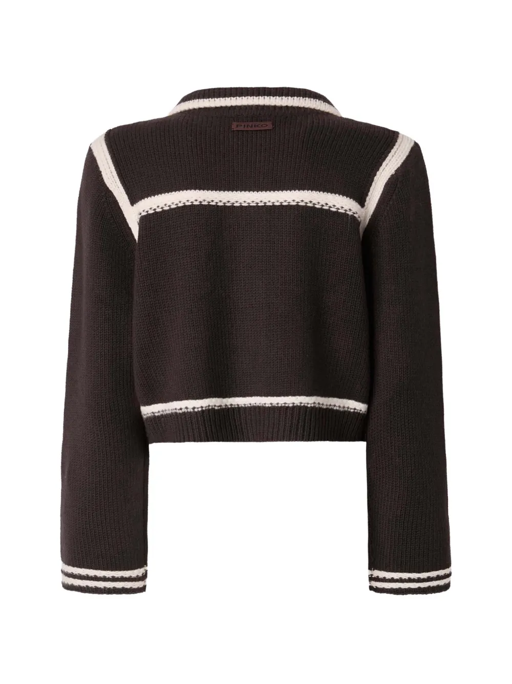 PINKO Jack met contrasterende afwerking Bruin
