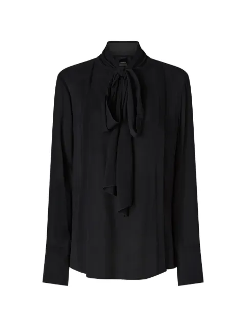 PINKO blouse with sash collar