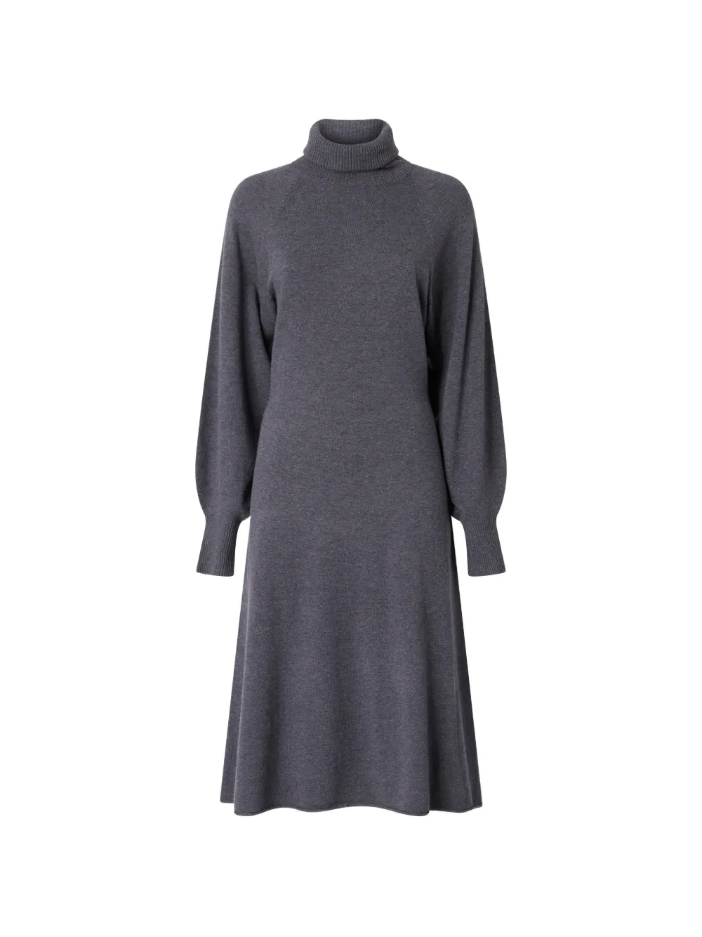 PINKO roll-neck balloon-sleeve dress - Grey