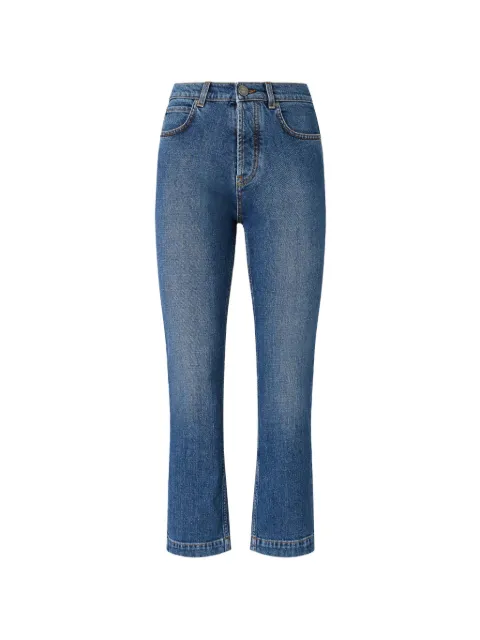 PINKO jeans cortos con efecto desgastado