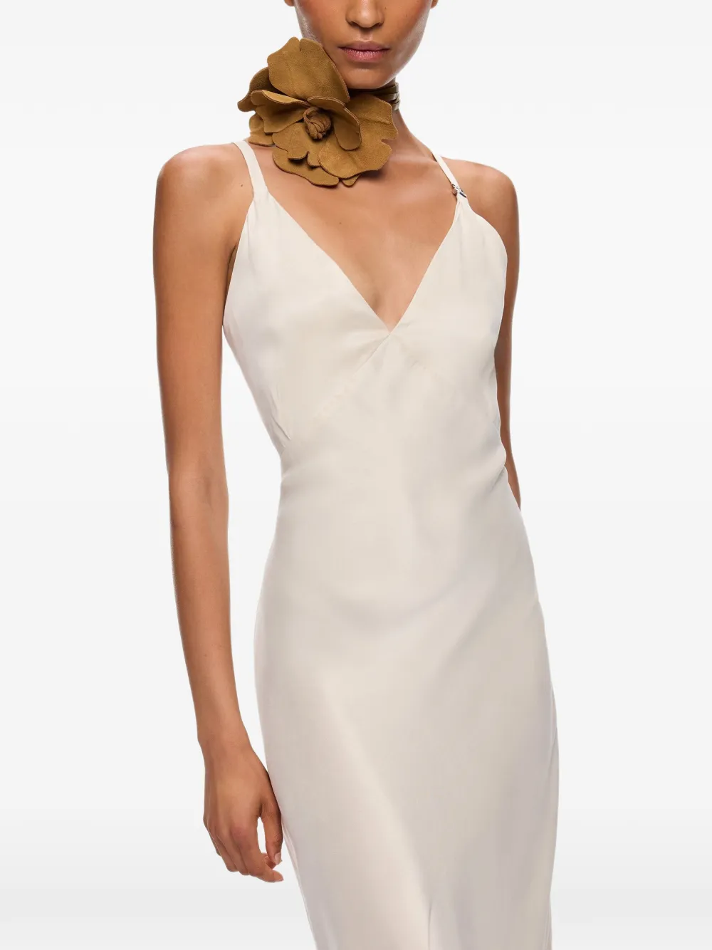 PINKO Onderjurk met satijnen afwerking Beige