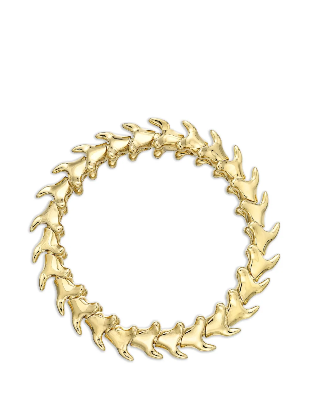 Shaun Leane Breites Serpent Trace Armband - Gold