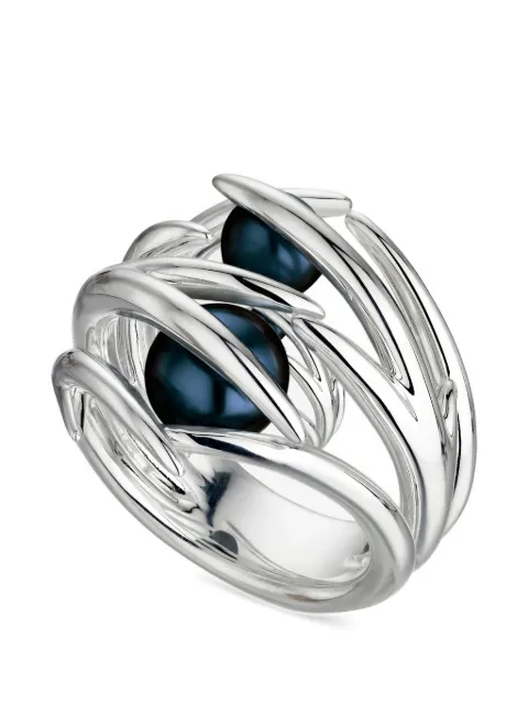 Shaun Leane Hooked black pearl ring