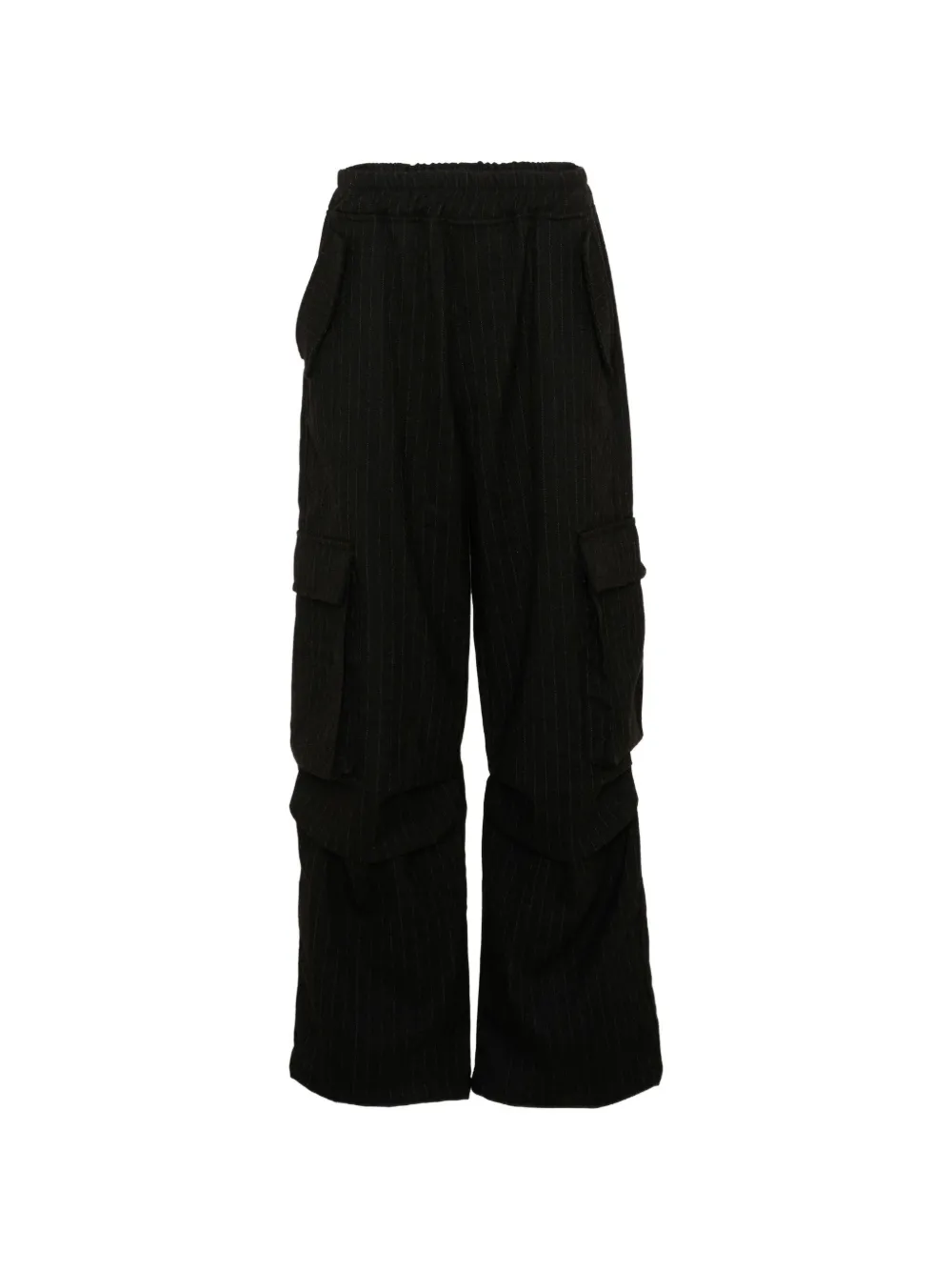 COUNTY OF MILAN pinstripe cargo pants - Nero