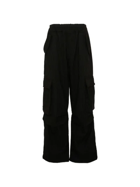 COUNTY OF MILAN pants cargo con motivo de rayas diplomáticas
