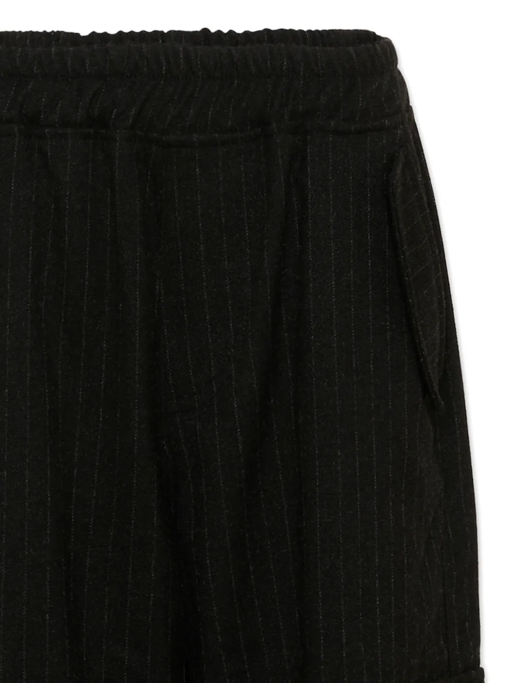 COUNTY OF MILAN Cargo broek met krijtstreep Zwart