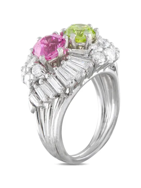 LB Exclusive diamond and sapphire ring