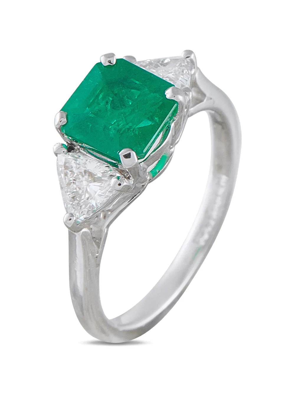 LB Exclusive emerald and diamond ring - Argento