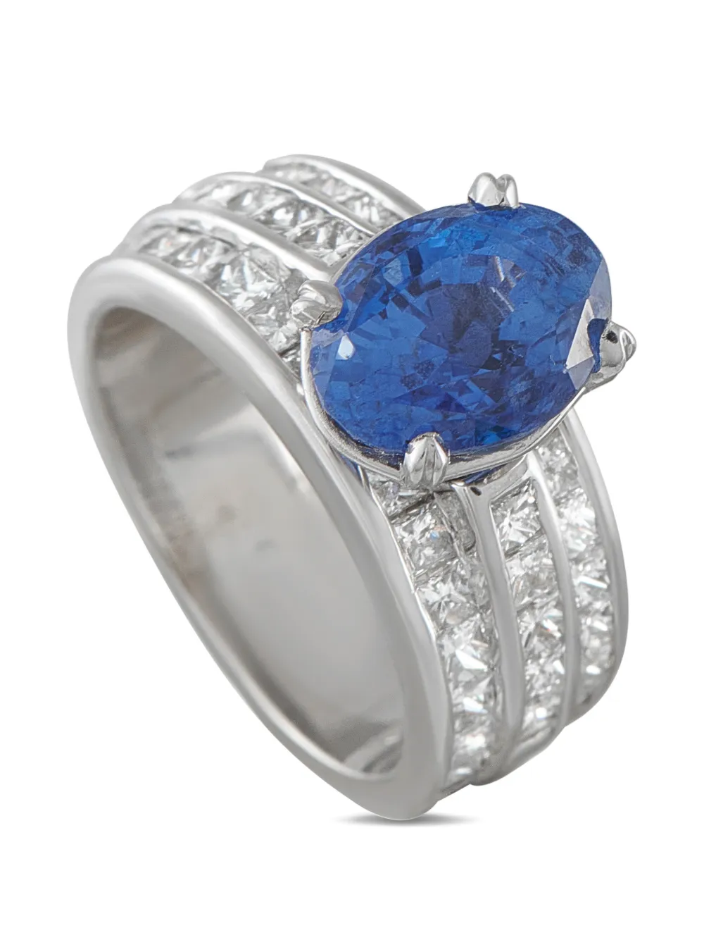 LB Exclusive sapphire and diamond ring - Argento