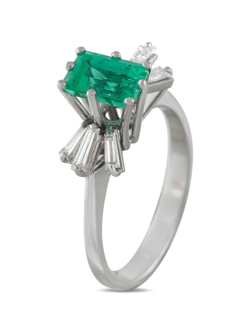 LB Exclusive emerald and diamond ring - Argento