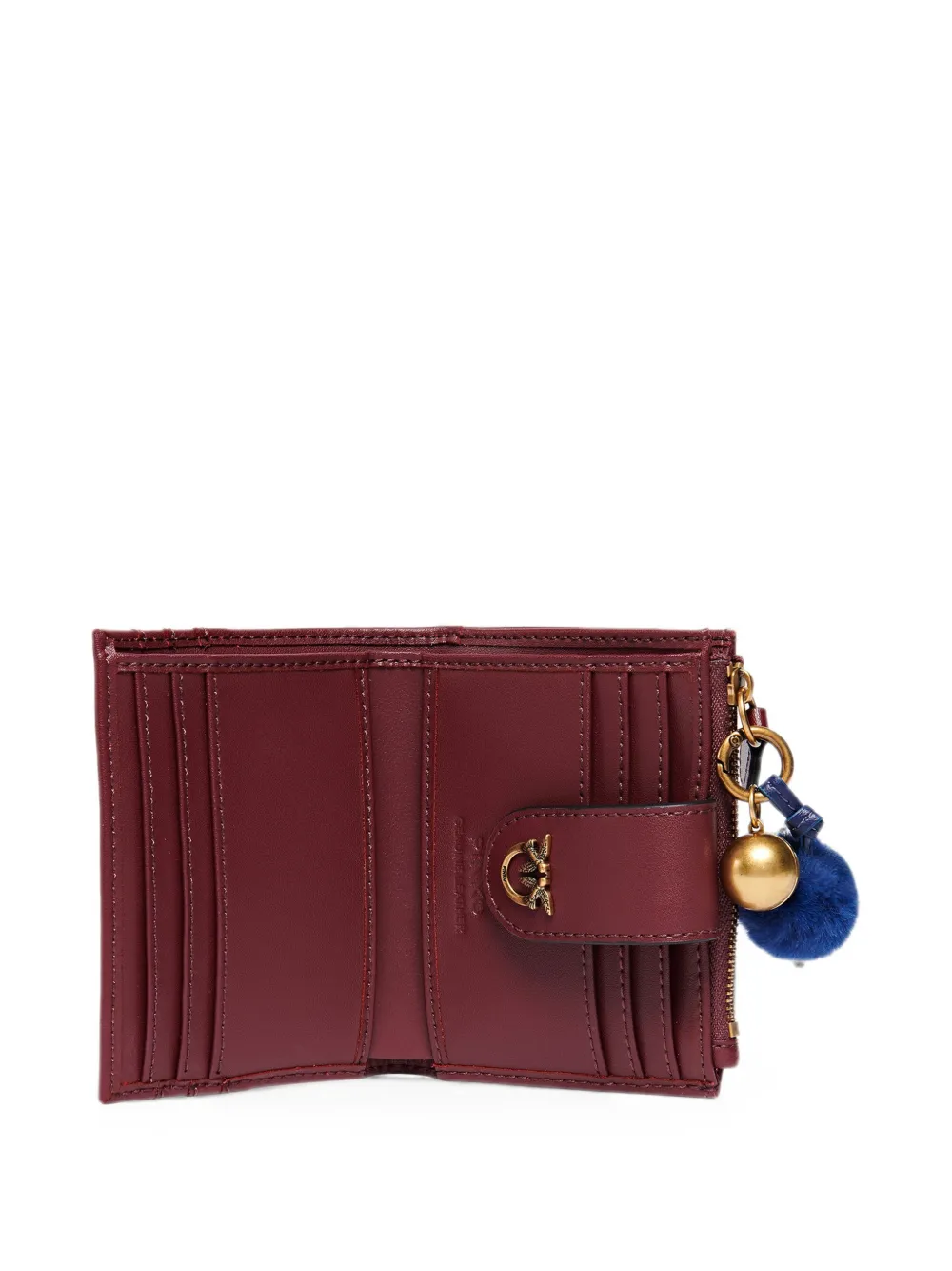 PINKO Leren portemonnee Rood