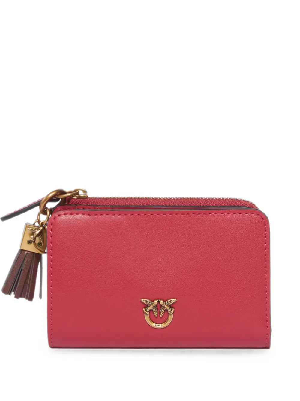 PINKO Love Birds Portemonnaie mit Quaste - Rot