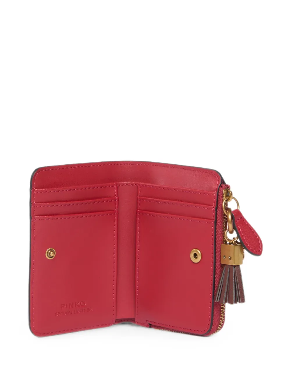 PINKO Love Birds portemonnee met kwastje Rood