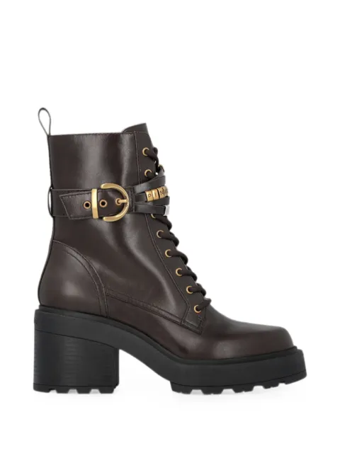 PINKO bottines lacées à détail de boucle