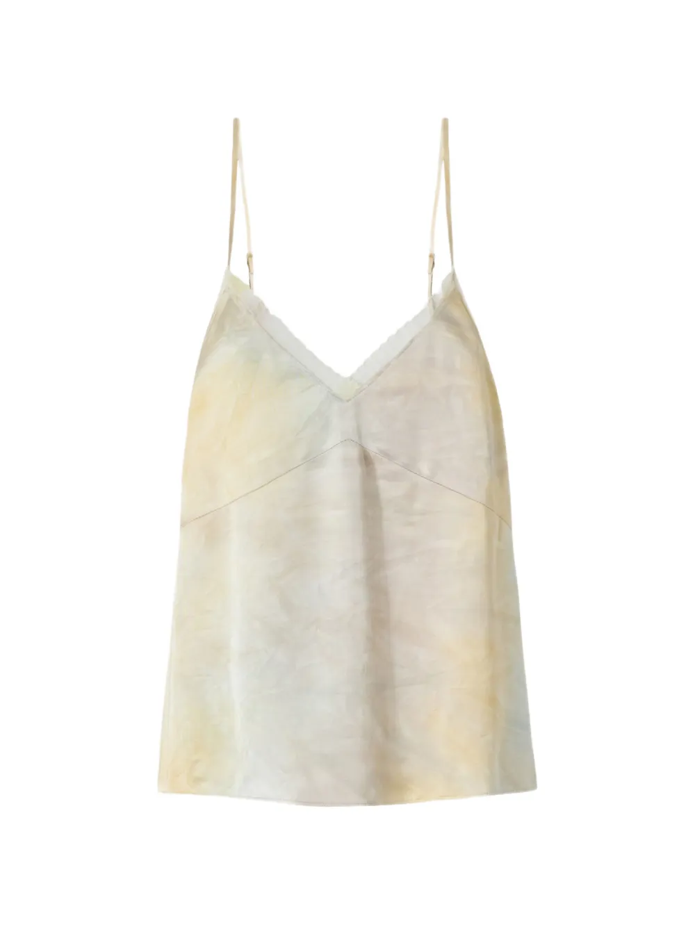 PINKO gradient satin top - Toni neutri