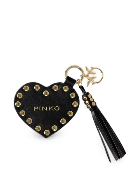 PINKO llavero en forma de corazón con apliques