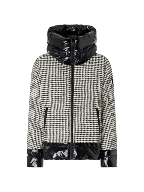 PINKO houndstooth-pattern padded jacket