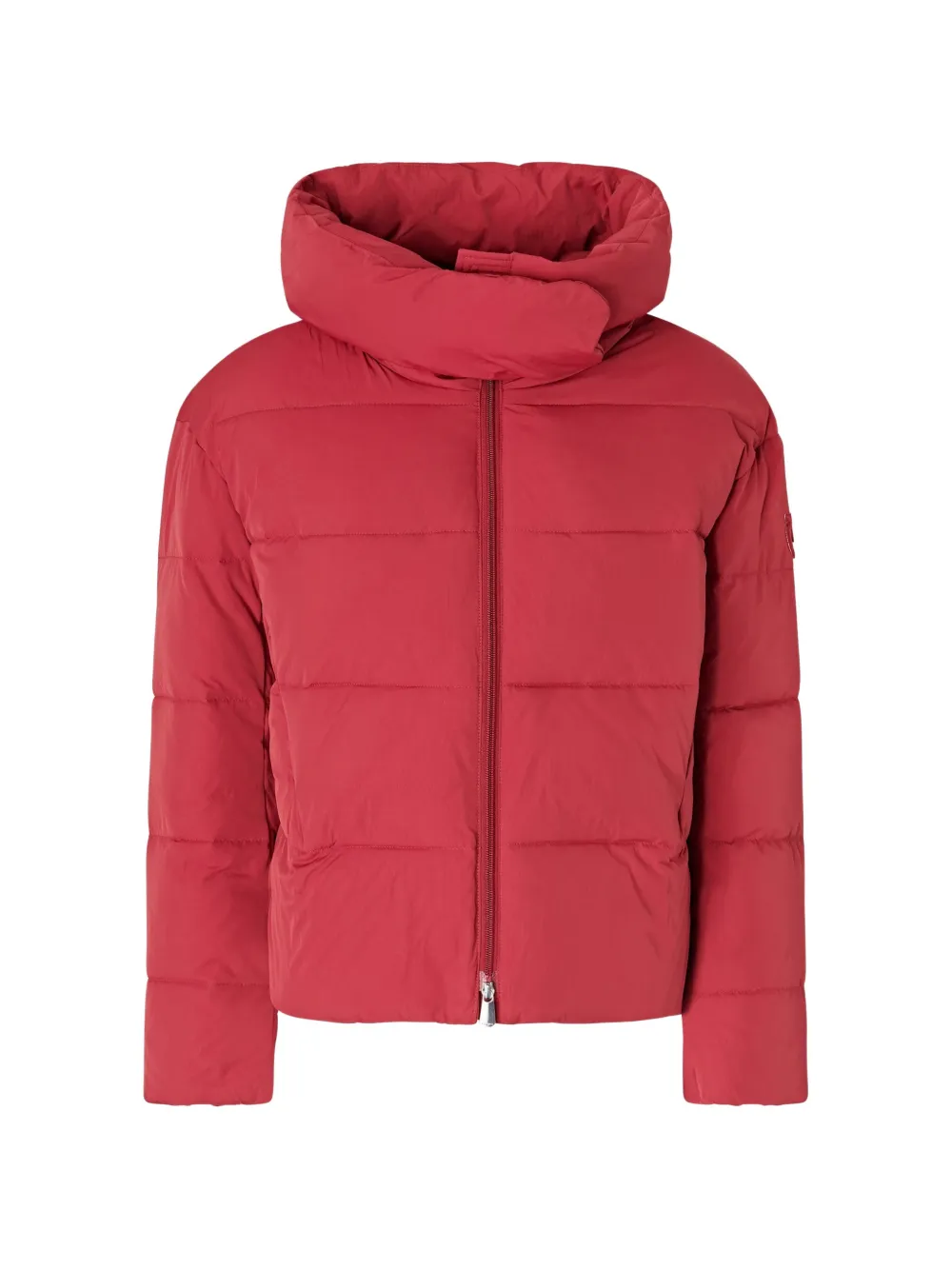 PINKO Gewatteerd donsjack met capuchon Rood